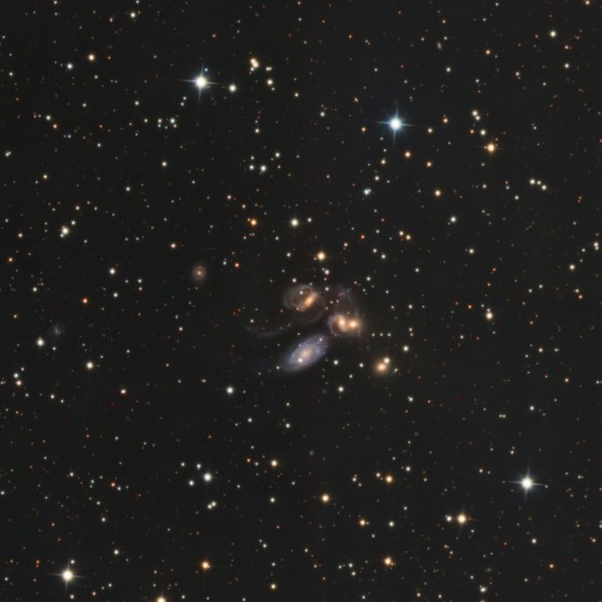 Stephan's quintet ,ngc 7317/7318/7319/7320