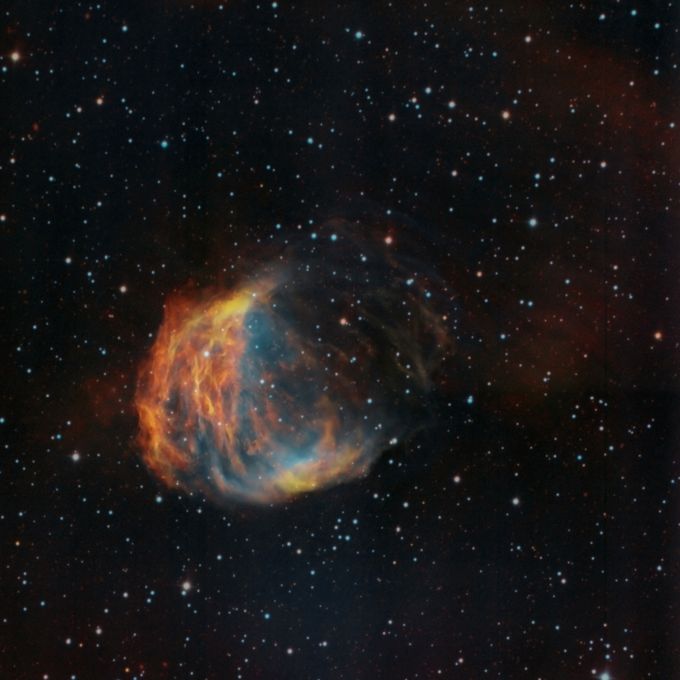 Abell 21 Medusa nébula en SHOrgb
